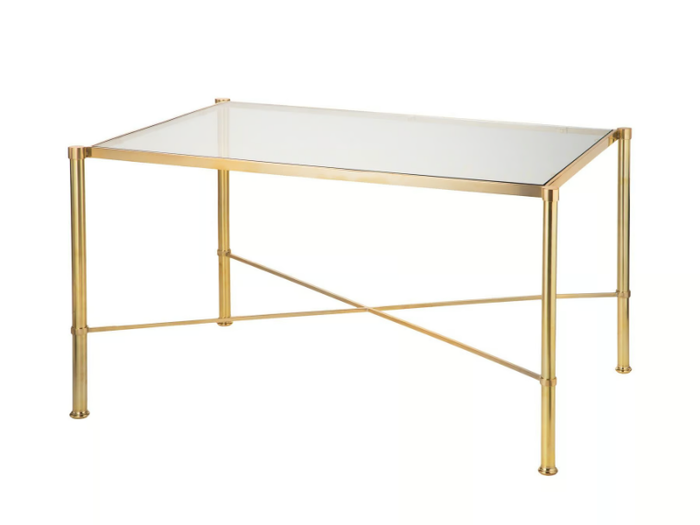 TIMELESS NOVECENTO 260 - Rectangular glass coffee table _ Il Bronzetto